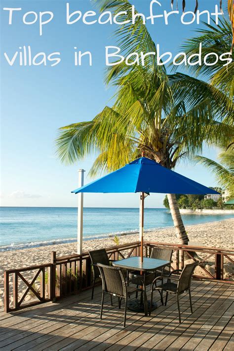 Check out some of our favourite beachfront villas in Barbados ...