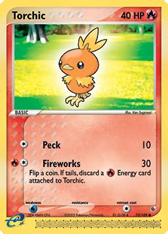 Torchic | EX Ruby & Sapphire | TCG Card Database | Pokemon.com