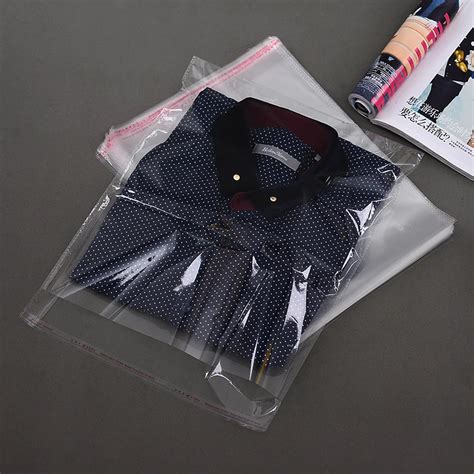 Clear Transparent 100pcs OPP Plastic Bag for book 35 x39 cm+4cm Flap ...