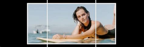 Emma Watson shows natural beauty as she surfs into summer in series of ...