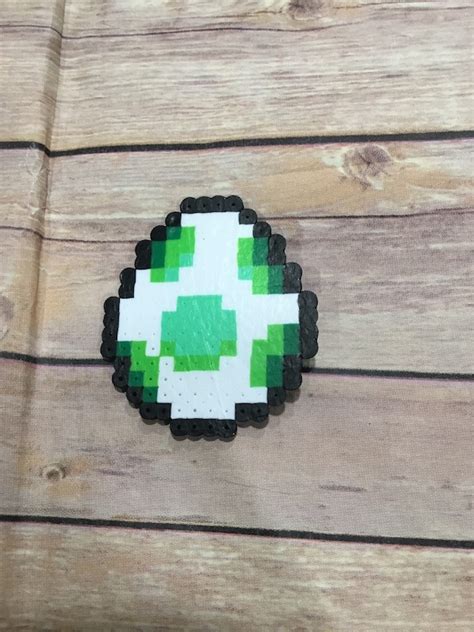 Super Mario World Yoshis Egg Perler Bead Design - Etsy