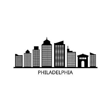 Philadelphia Skyline PNG Transparent Images Free Download | Vector ...