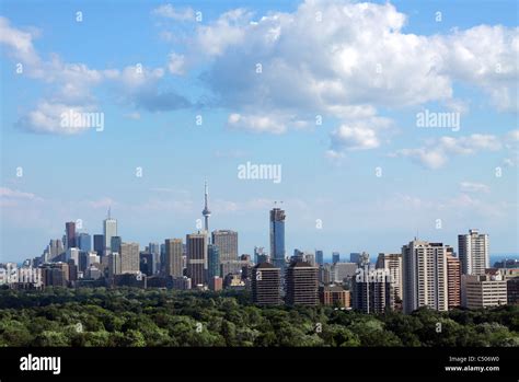 Toronto skyline, view from north Stock Photo - Alamy