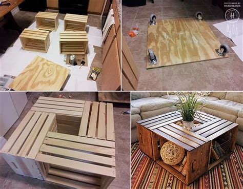 Diy Crate Coffee Table