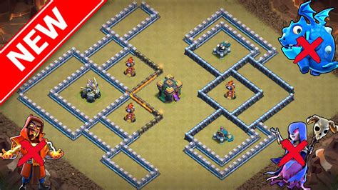 New Best Th14 War Base Layout with Copy Link 2021! Top Th 14 CWL Design with Replays! Clash of ...