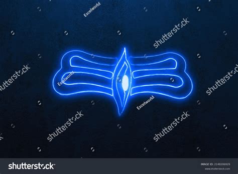 Lord Shiva Eyes Neon Style Stock Illustration 2148206929 | Shutterstock