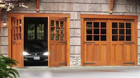 Swing Out Steel Carriage Garage Doors | Garage door design, Wooden ...