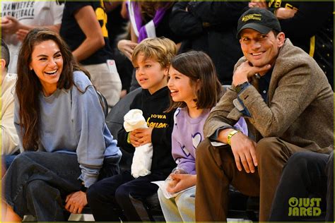 Mila Kunis & Ashton Kutcher Make Rare Public Appearance with Their Kids ...