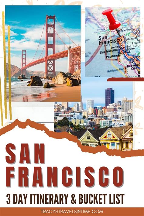 3 day itinerary for San Francisco | San francisco travel, America travel, San francisco itinerary