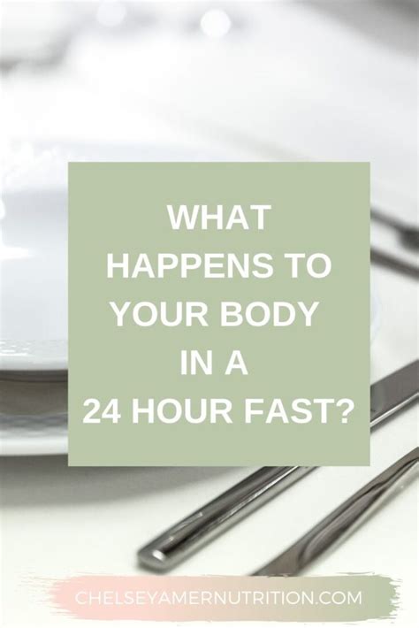 What Happens to Your Body During a 24 Hour Fast? - Chelsey Amer