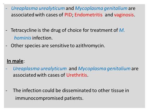 Ureaplasma antibiotic treatment