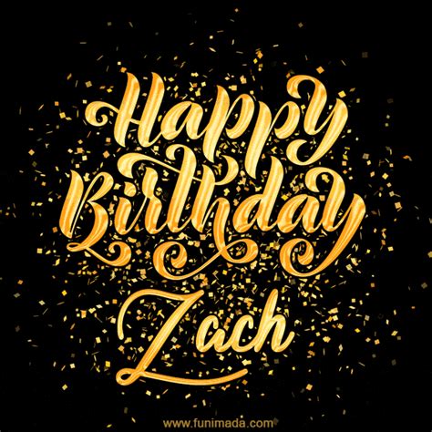 Happy Birthday Card for Zach - Download GIF and Send for Free ...