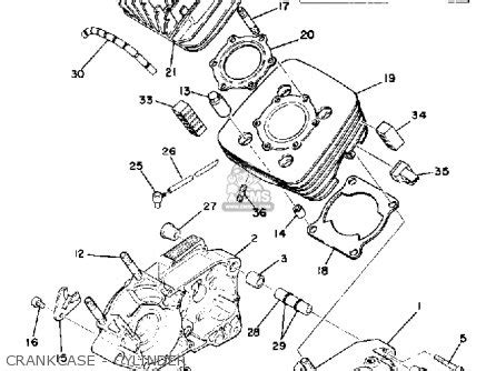 Yamaha DT175 1978 USA parts lists and schematics