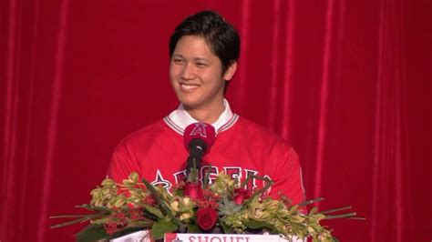 Angels formally introduce Shohei Ohtani - YouTube