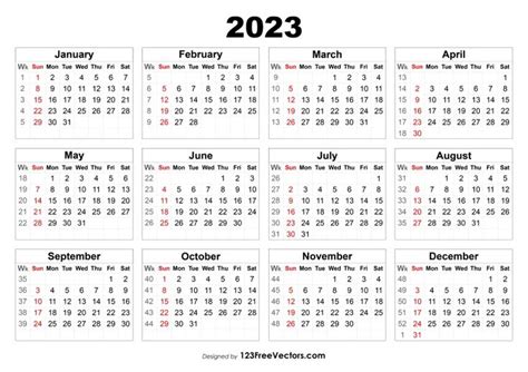 Free Free Download 2023 Calendar with Week Numbers | Calendar with week numbers, Note writing ...