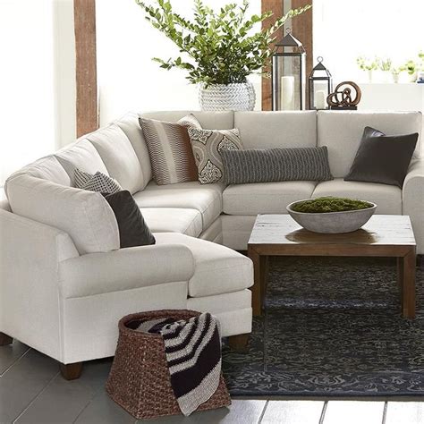 Bassett CU.2 Left Cuddler Sectional | Living room furniture arrangement, Living room remodel ...