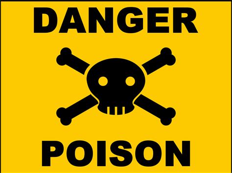 Clipart - Poison Sign