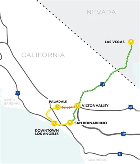 $10 billion high-speed rail from Los Angeles to Las Vegas to open in ...