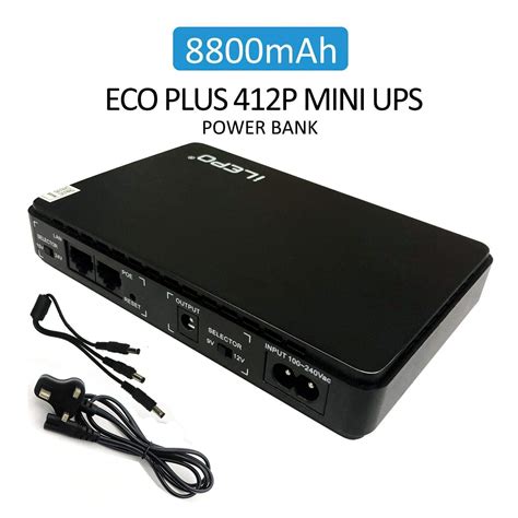 Mini UPS Uninterruptable Power Supply System with POE: Amazon.co.uk: Electronics