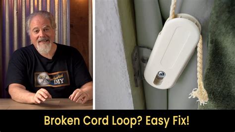 How to Repair a Broken Cord Loop on Shades and Blinds - YouTube