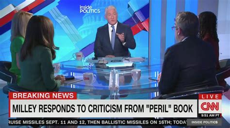 CNN Laughs at Mark Milley's Comments on Trump Book Quotes