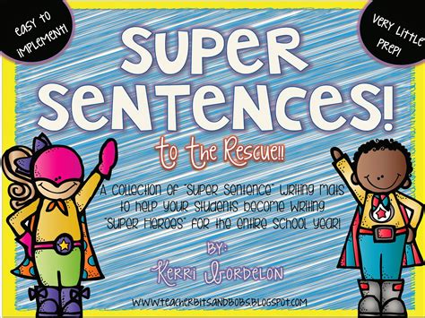 Blog Hoppin': Super Sentences ALL.DAY.LONG!