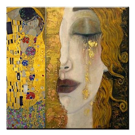 Aliexpress.com : Buy xdr185 golden tears Gustav Klimt paintings Reproduction oil on canvas ...