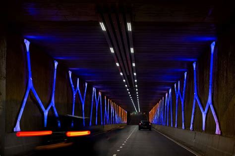 Architectural Lighting Design - Hondsrug Tunnel, Emmen, The Netherlands ...