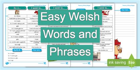 What are some easy Welsh words? Learn Welsh Phrases - Twinkl