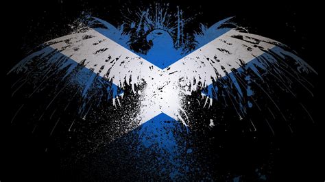 HD Scotland Eagle Flag Wallpaper | Download Free - 138945