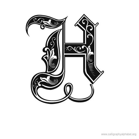 Pin di H is for Hicks | Alfabet kaligrafi, Alfabet huruf, Font huruf