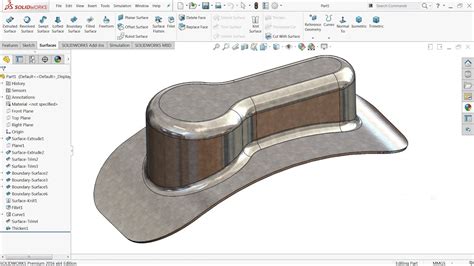 SolidWorks Surface Tutorial | Basics of Solidworks Surface - YouTube