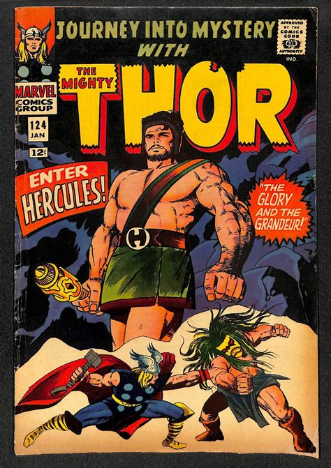 Journey Into Mystery #124 VG- 3.5 Hercules Thor! Marvel Comics Thor ...