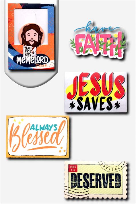 4 Pieces Tara Kape Meme Lord Sticker - Small - P1-52501-TKML | ST PAULS