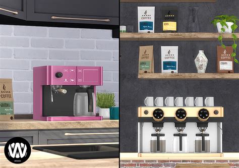 Sims 4 Coffee Bar