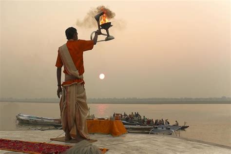 Morning Aarti on the Banks of River Ganges at Banaras | Flickr