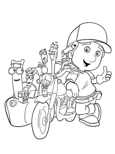 Handy Manny coloring pages. Free Printable Handy Manny coloring pages.