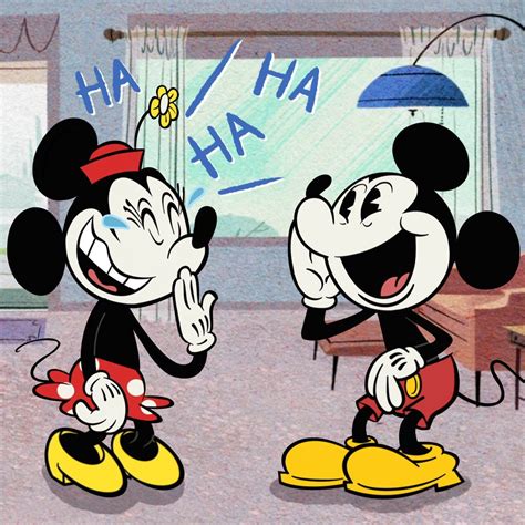 HA HA HA - Walt Disney - Modern Mickey and Minnie Mouse laughing #LOL Minnie Mouse Cartoons ...