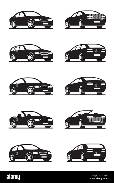 Popular cars in perspective - vector illustrator Stock Vector Image & Art - Alamy