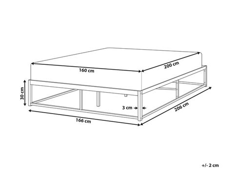 Metal EU King Size Bed White VIRY | Beliani.nl