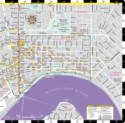 Printable New Orleans Map