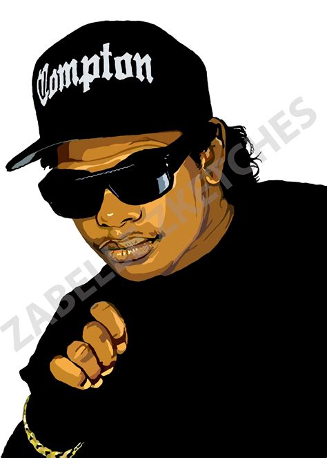 Eazy-E N.W.A DIGITAL ART DOWNLOAD | Etsy