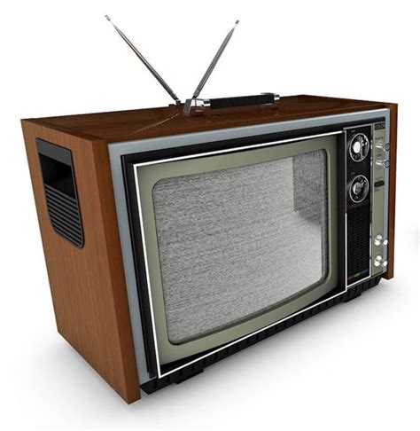 Free 3D Retro Television Model Cinema 4D ( c4d )