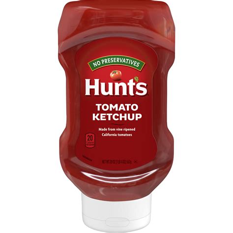 Hunt's All Natural Classic Tomato Ketchup, 20 oz - Walmart.com