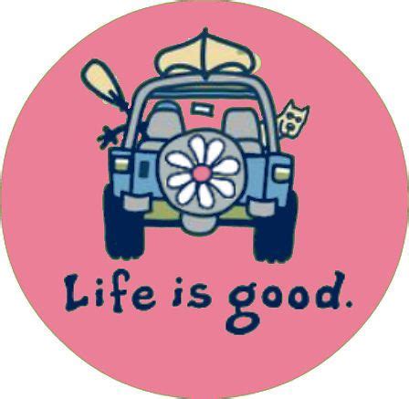 Life is good. (3) pink by wallabysway | Jeep stickers, Computer sticker ...