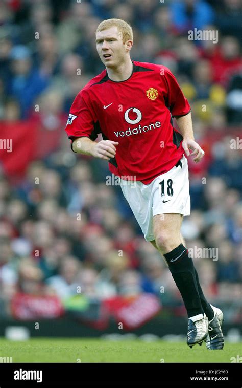 PAUL SCHOLES MANCHESTER UNITED FC OLD TRAFFORD MANCESTER 26 October ...