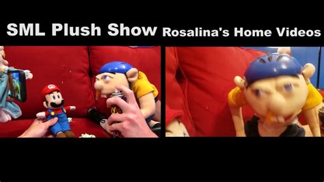 Fun times with Mario and Jeffy! (SML Plush Show VS Rosalina's Home Videos) - YouTube