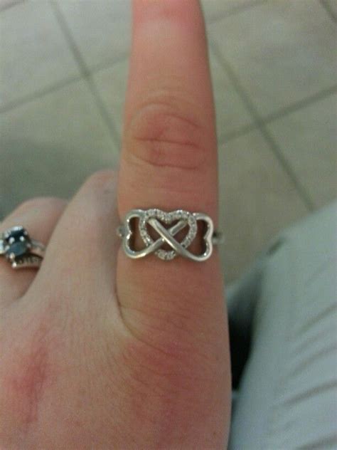 Infinity heart ring | Infinity heart, Heart ring, Silver rings