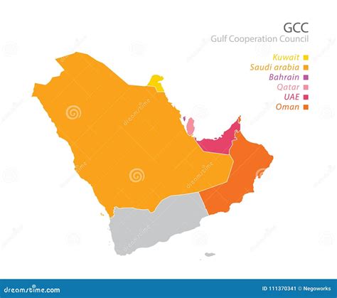 Map Gcc Stock Illustrations – 114 Map Gcc Stock Illustrations, Vectors ...