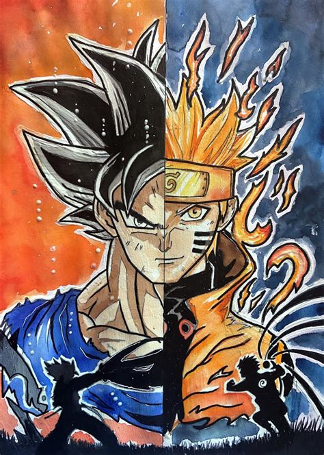 Print Goku vs Naruto